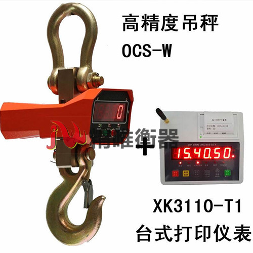 Single-sided vertical hook scale