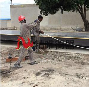 Mozambique 18 meters 120 tons digital weighbridge