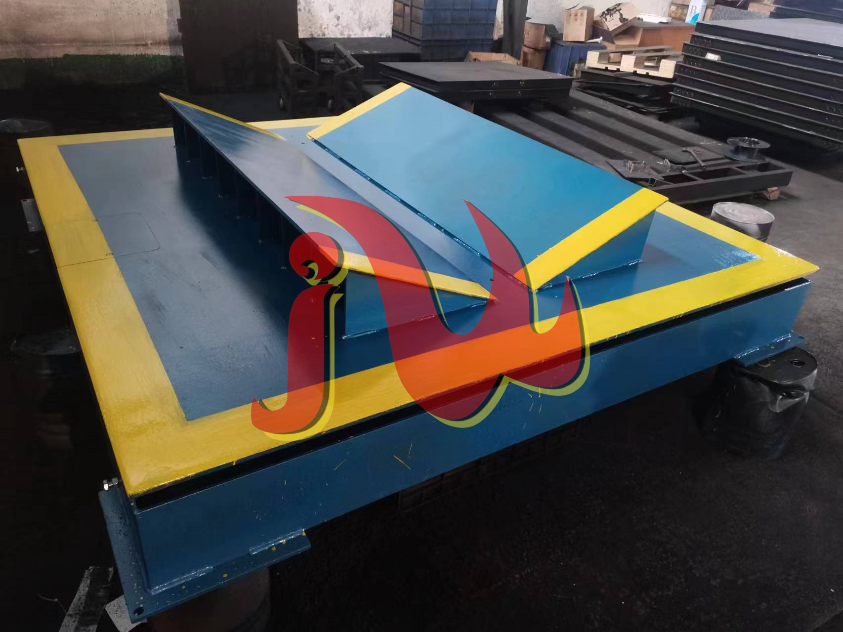 Weigh the steel coil weighbridge