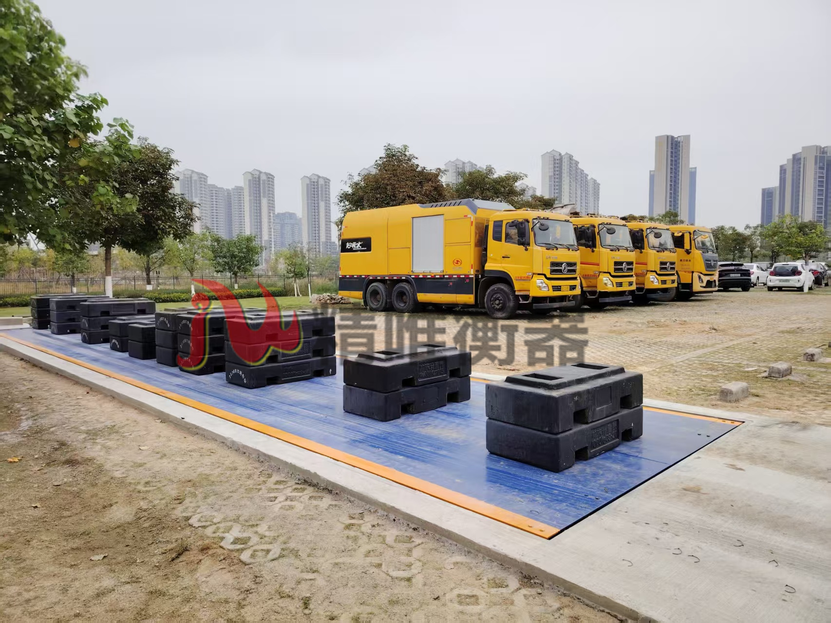 Digital electronic truck scale
